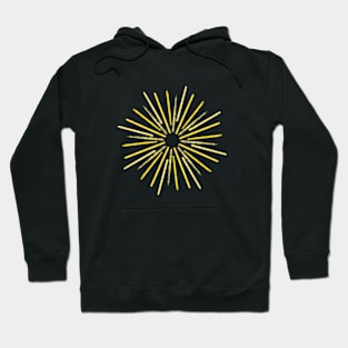 Yellow Sun Burst Hoodie